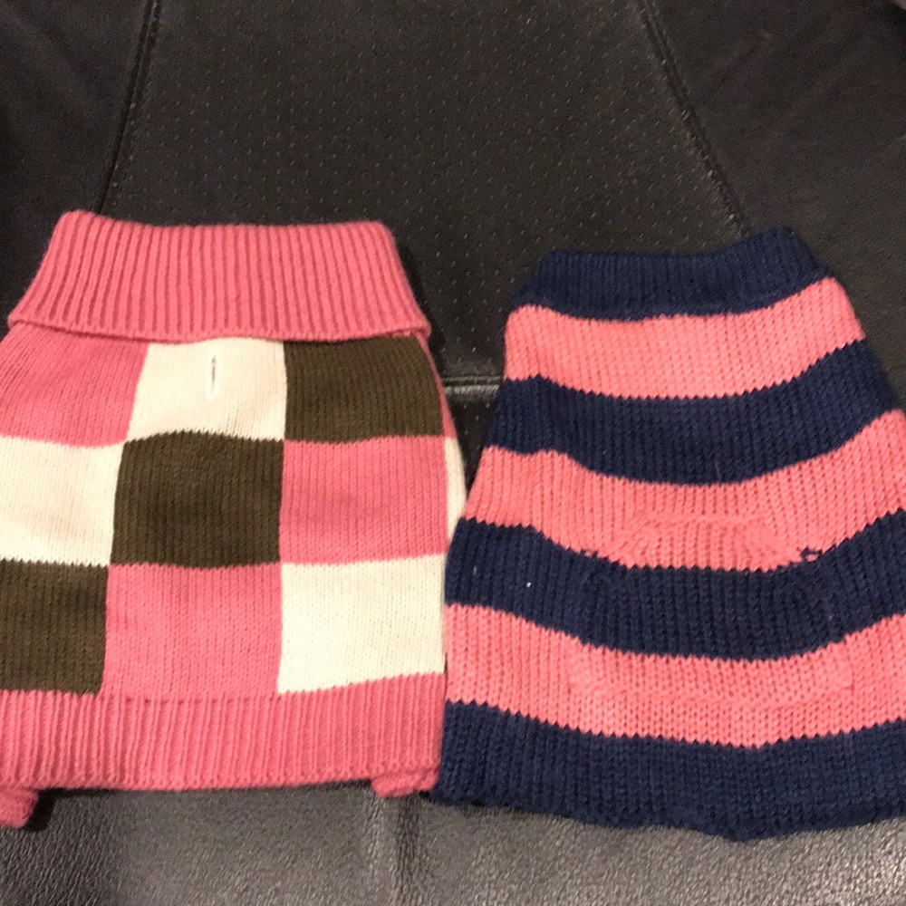 Bundle two dog sweaters